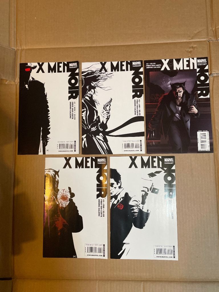 Marvel X-Men Noir Comics - Full Set, Good Condition