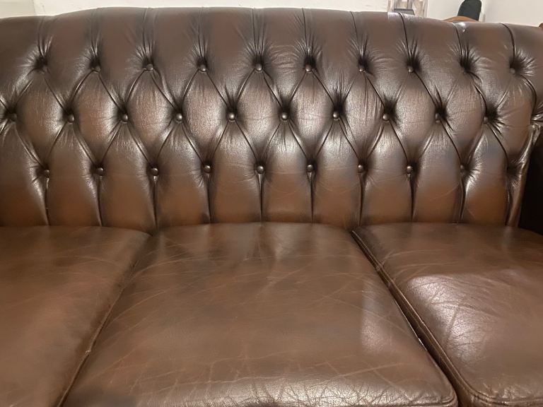 Leather Thomas Lloyd 3seater sofa/chair