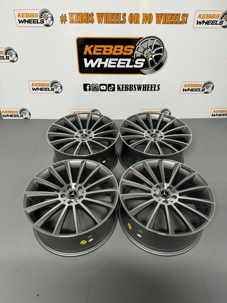 19" MERCEDES TURBINE TWIST REPLACEMENT STYLE ALLOY WHEELS C CLASS E CLASS S CLASS CLA A CLASS