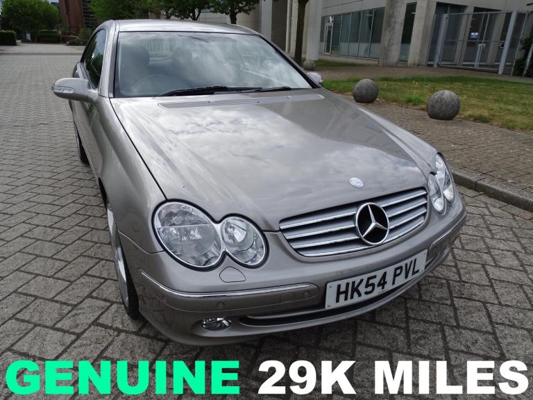 2004/54 MERCEDES-BENZ CLK 320 ELEGANCE AUTO ++ GENUINE 29K MILES ++ FSH ++