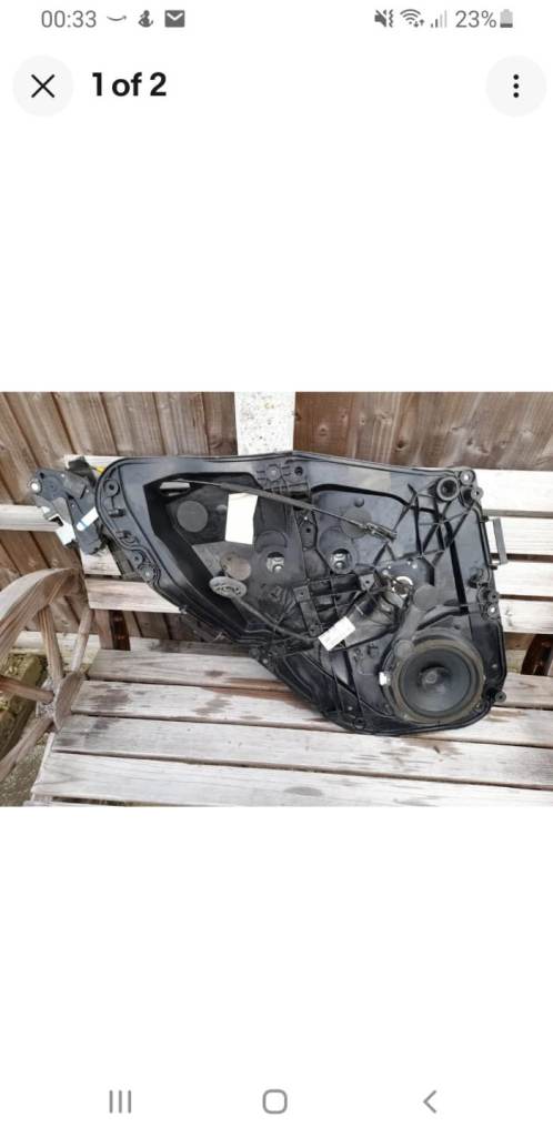 2009 rear door pad with window regulator 