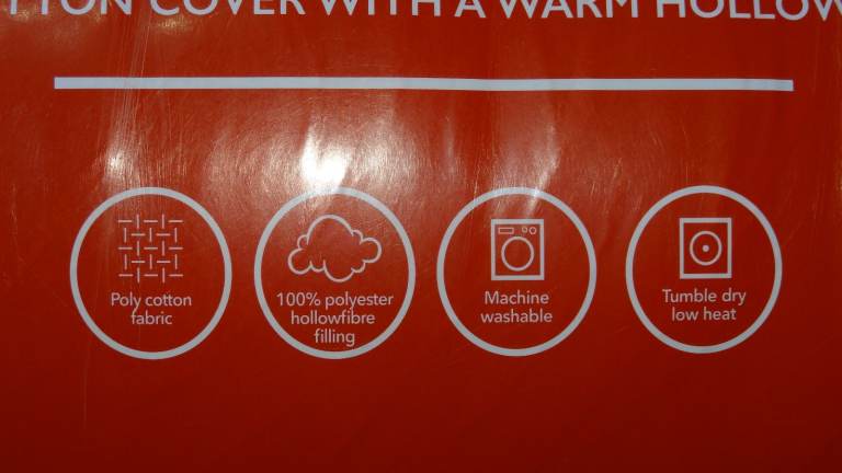 NEW Super King Dunelm Wonderfully Warm 15 Tog Duvet Soft Polyester Cover Plump Polyester Filling IG