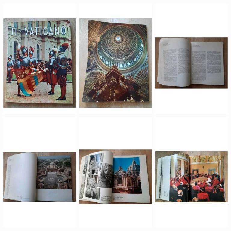 Paperback 'IL VATICANO'   English Writing At The Beginning,  Many Illustrations