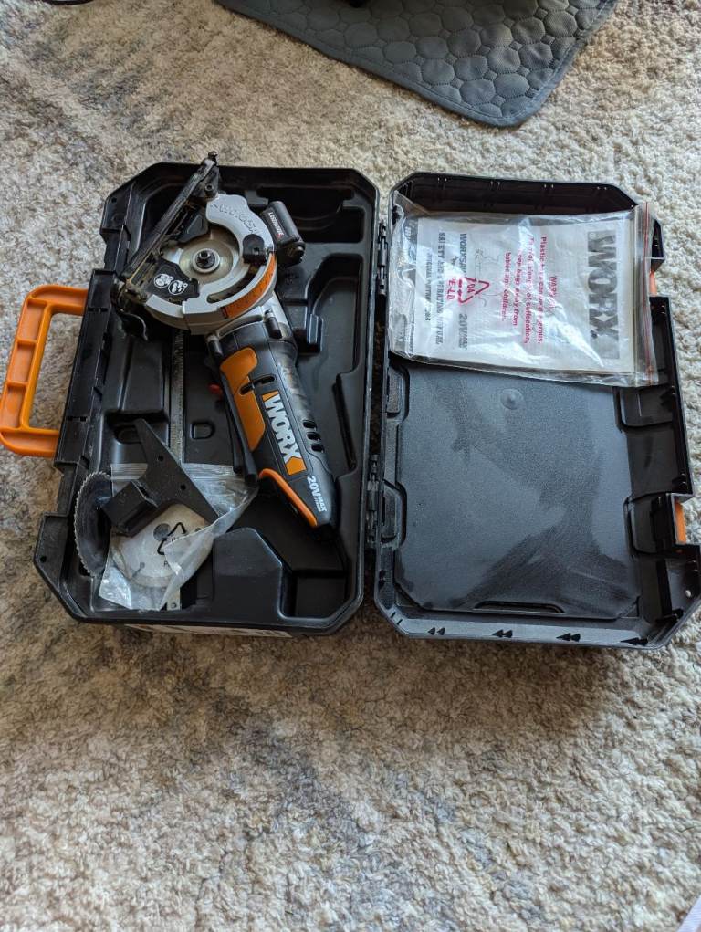 WORXSAW WX523 Cordless Circular Saw – As Good As New