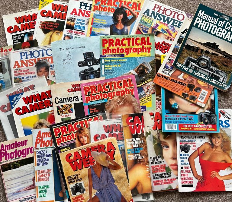 Vintage camera magazines 