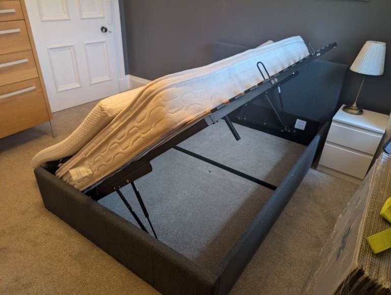 Ottoman Bed , Double wardrobe, chest of drawers (+ mirror) 