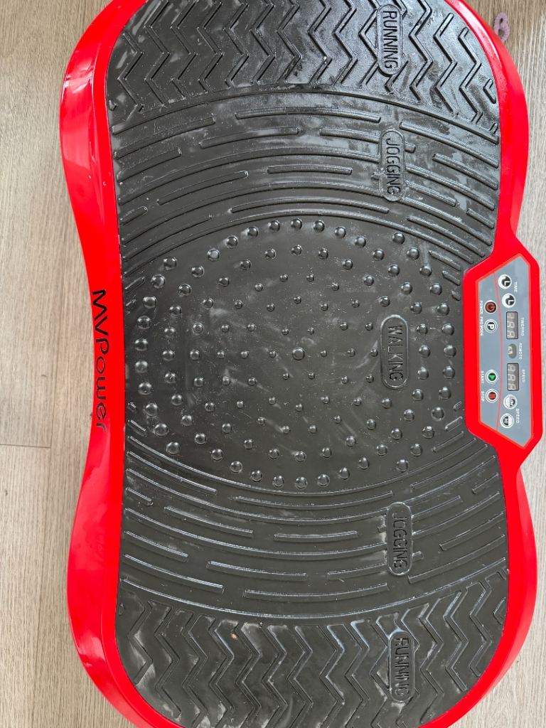 MVPower Vibration Plate – Red, Good Condition