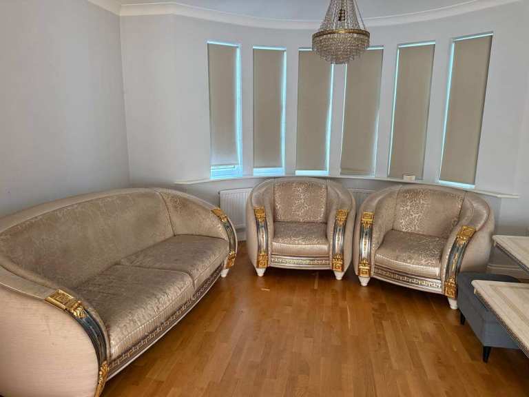 New sofa with two armchairs 
