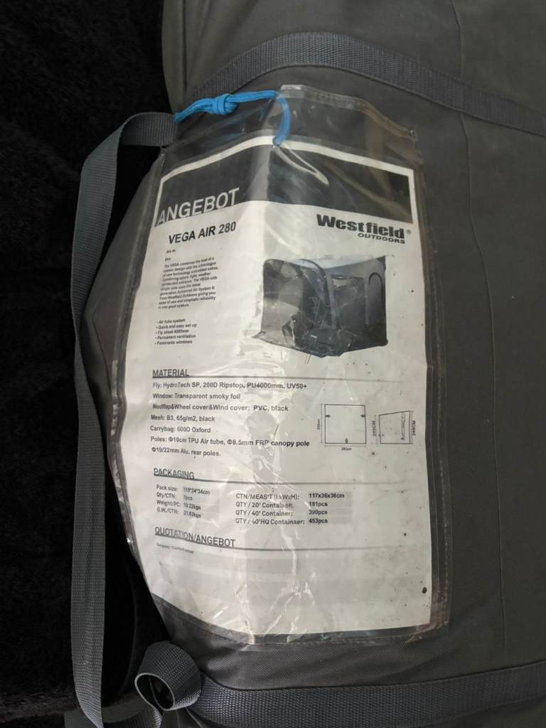 Westfield air awning