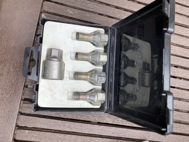 Vauxhall corsa 2010 wheel nuts with locking nut 