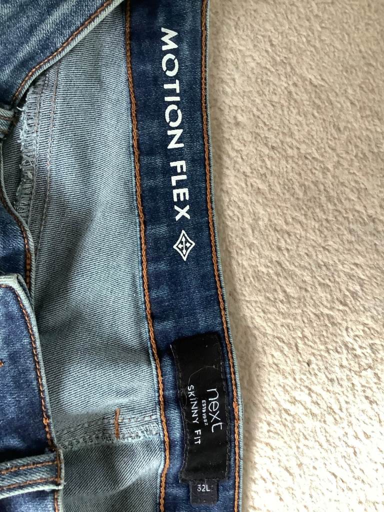 NEXT Mens Motion flex Skinny fit Jeans 32R
