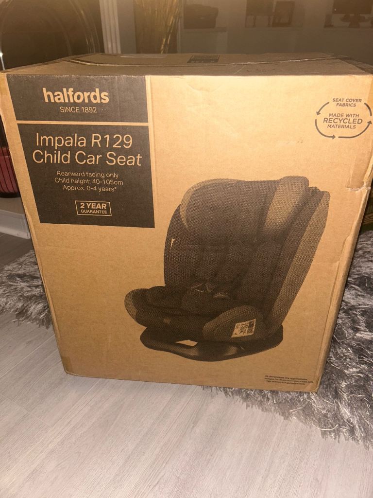 Halfords impala R129 cold car seat