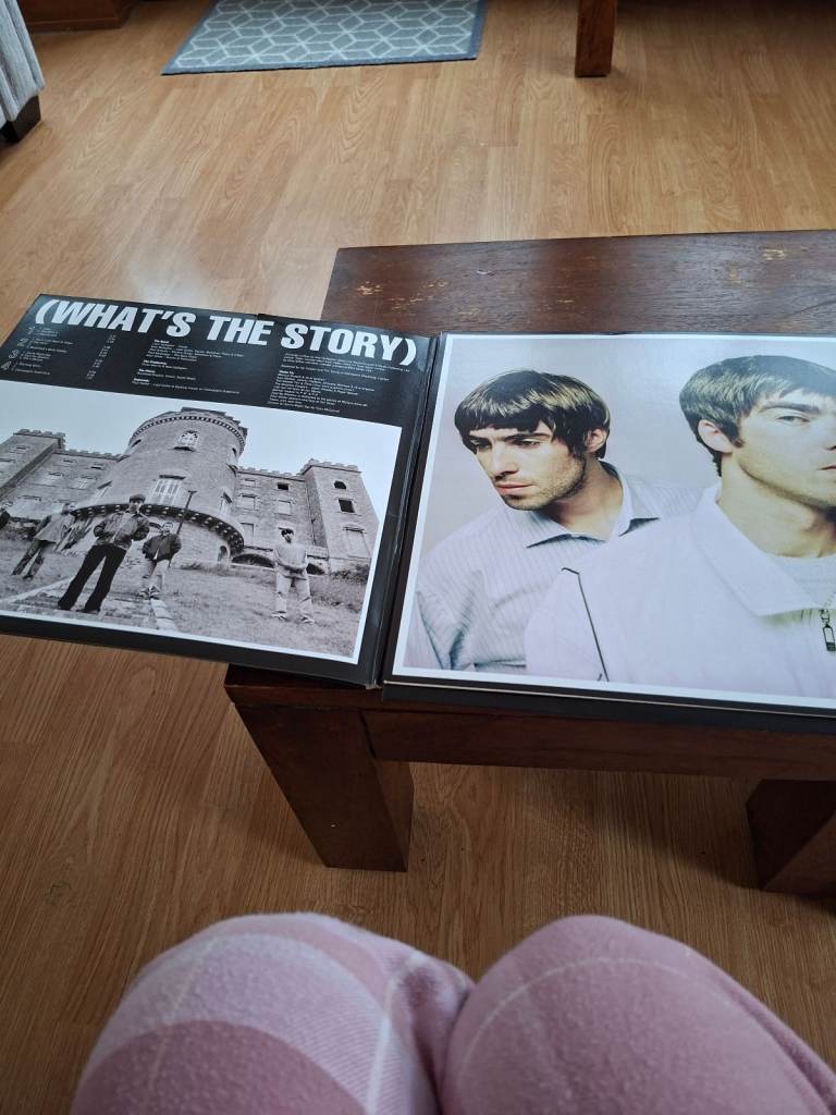 2 LP Oasis vinyl records