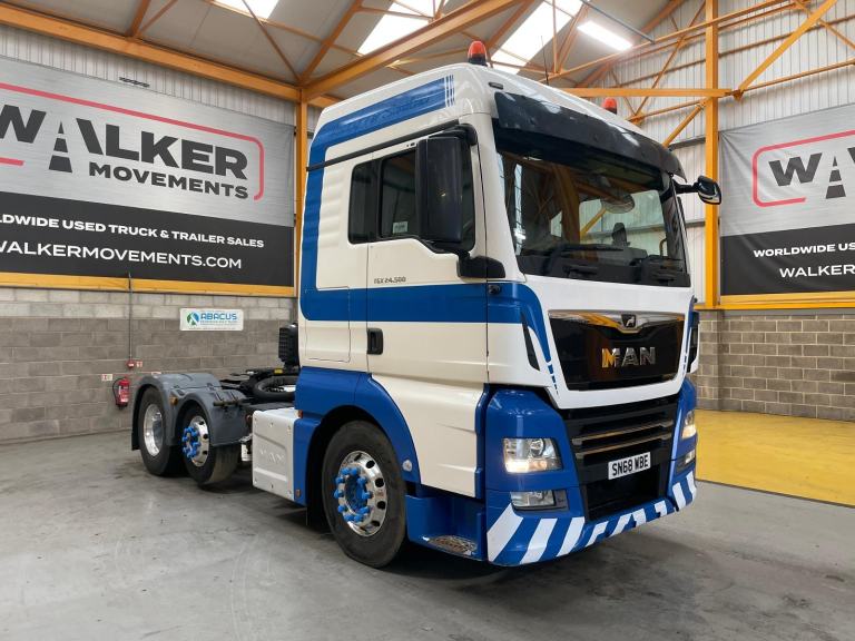 MAN TGX 24.500 *EURO 6* XLX 6X2 TRACTOR UNIT – 2018 – SN68 WBE