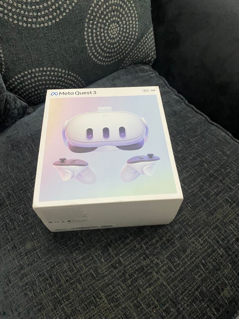 image for Huge 512gb Meta (aka Oculus) Quest 3 Reloaded With 150+ Games