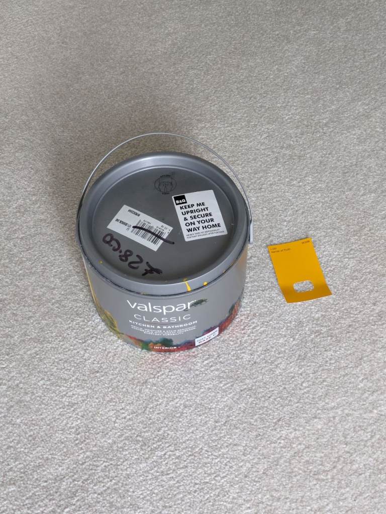 Valspar - Yellow kitchen and bathroom paint