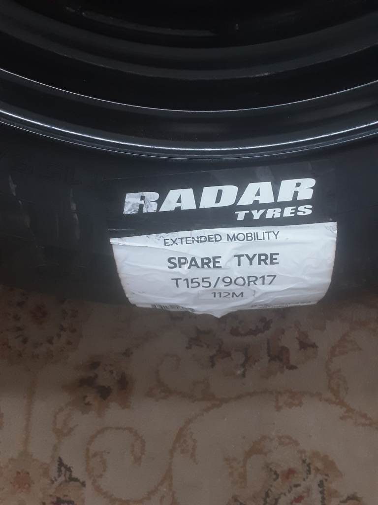 Spare wheel for hyudai