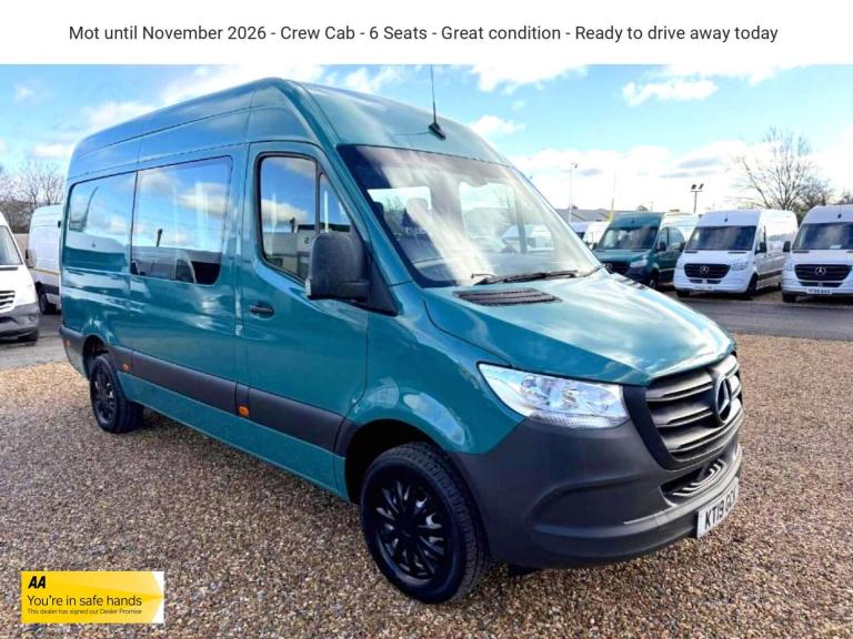 2019 Mercedes-Benz Sprinter 2.1 314 CDI Panel Van 5dr Diesel Manual RWD L2 H2 Euro 6 (s/s) (143 p...