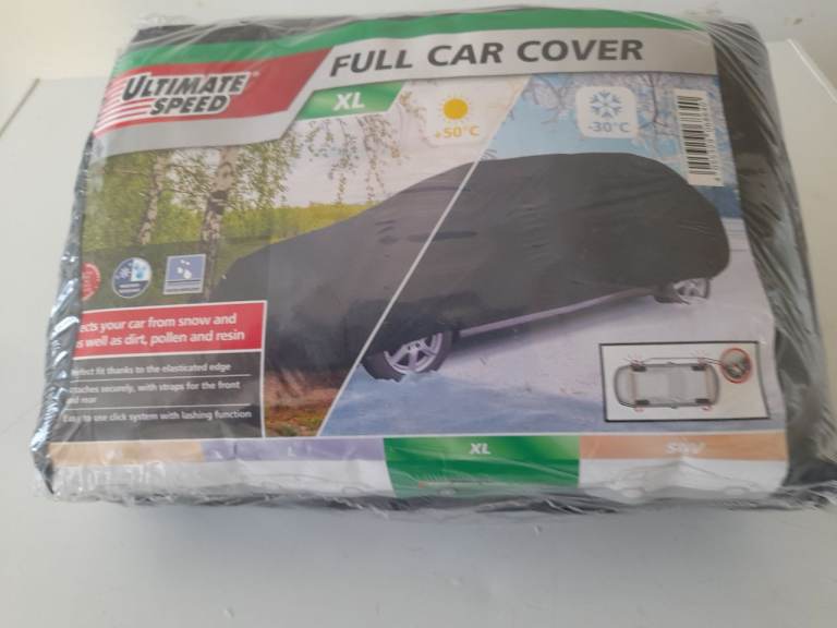 Ultimate Speed full car cover, brand new. XL 