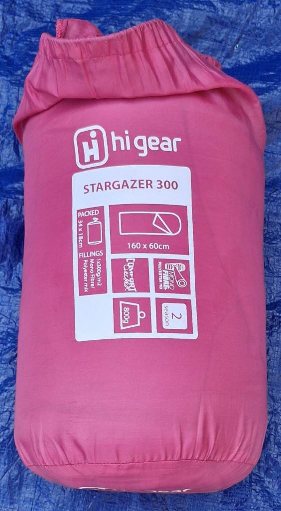 NEW Hi Gear Stargazer 300 Sleeping Bag – Pink