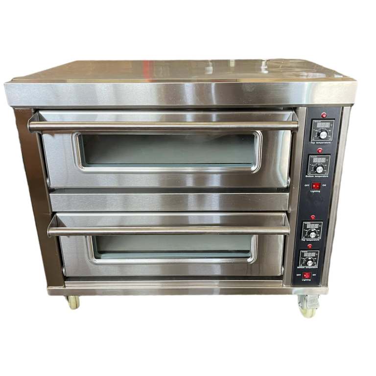 Commercial Large Electric Pizza Oven With Single Phase