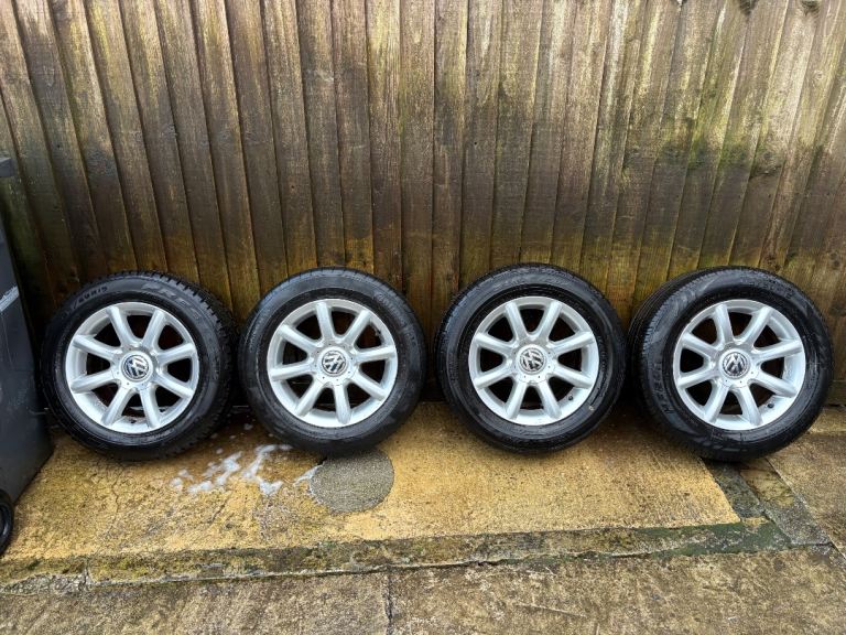 15” Volkswagen Caddy Golf Passat Touran T4 Skoda Octavia Alloy Wheels 5x112