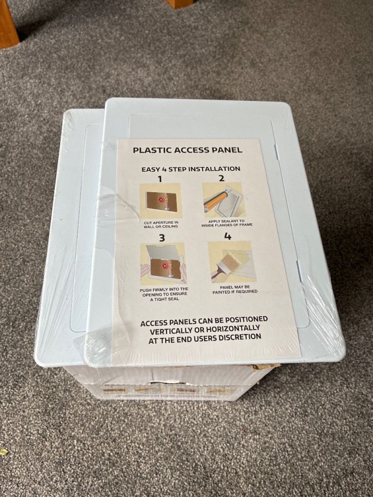 New Plastic Access Panel for Walls – White, Easy Installation
