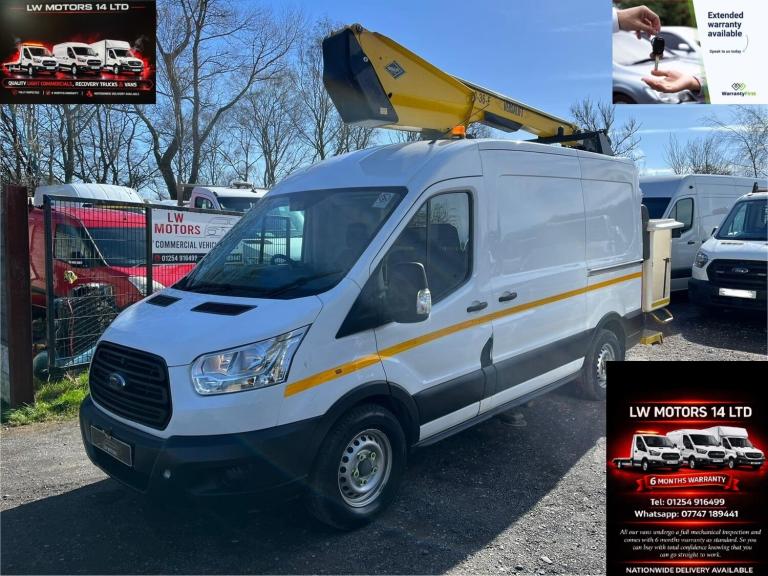 FORD TRANSIT 350 TDCI 125 L2H2 2.2 MWB CHERRY PICKER VERSALIFT LIFT 2016 16 REG