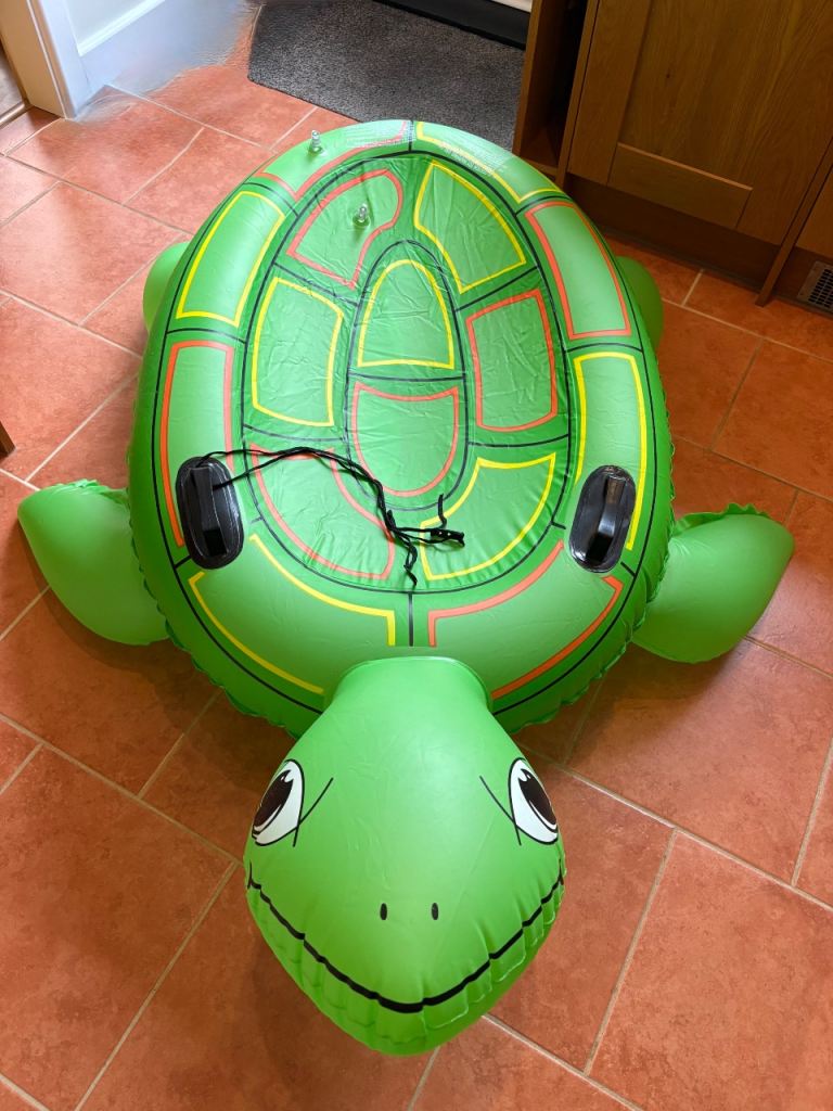 Child’s inflatable turtle