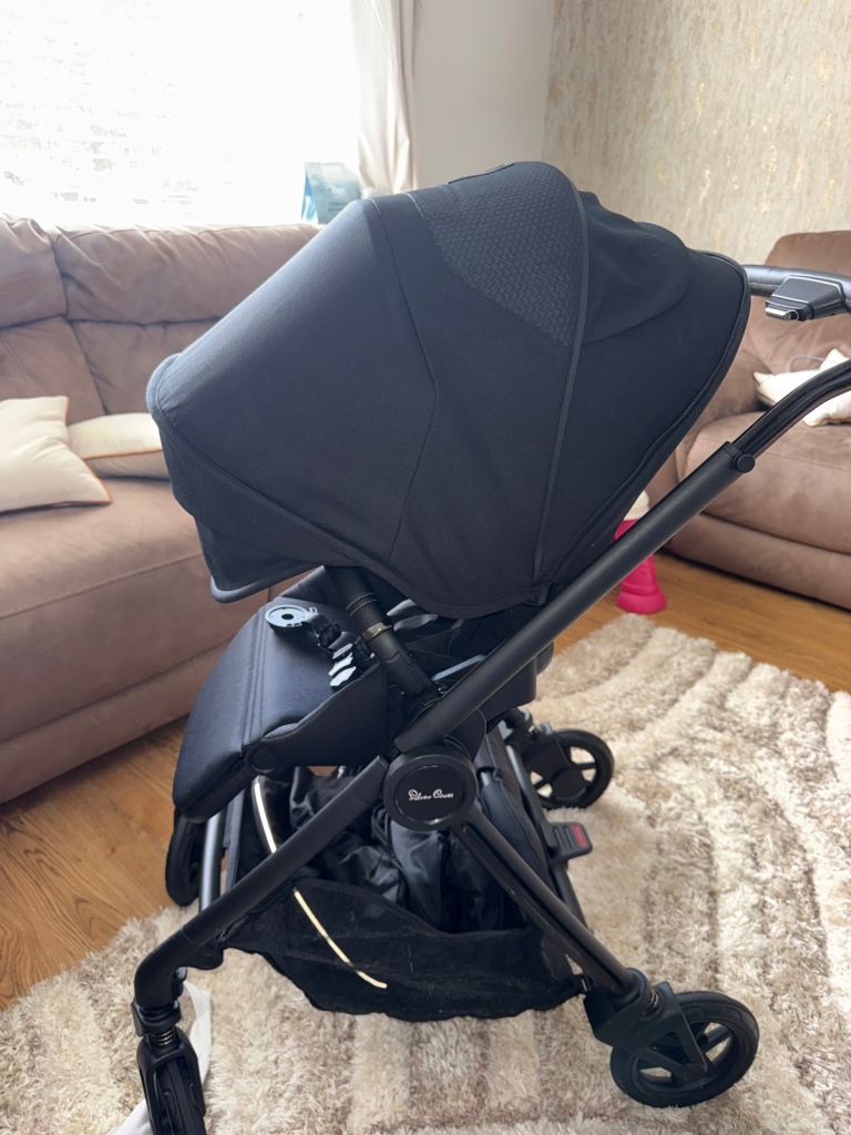 Silver Cross Pushchair & Car Seat Travel System - Black