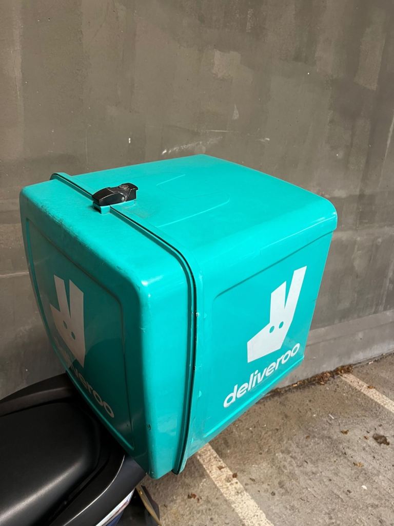 Deliveroo Top Box for Motorbike