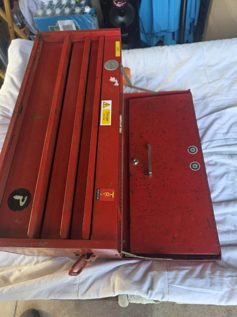 Snap on old tools box size in picture