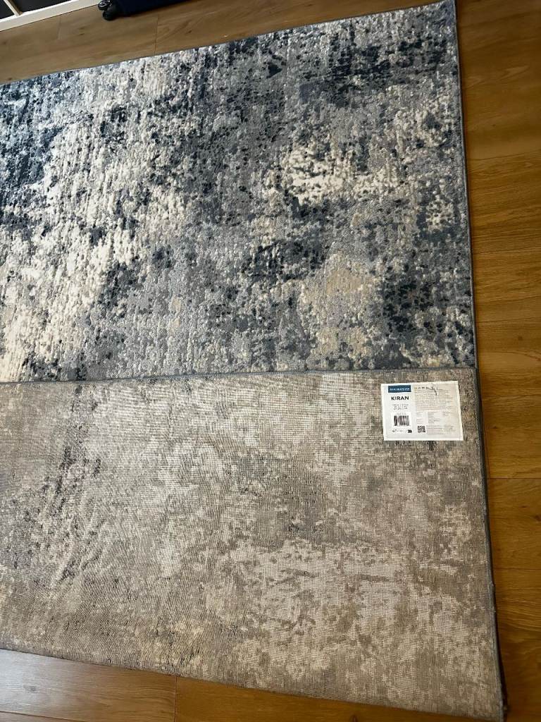 GERTMENIAN KIRAN G19104 Elian Gray Blue Turkish Carpet (200x274 cm) 6ft 6inx9ft