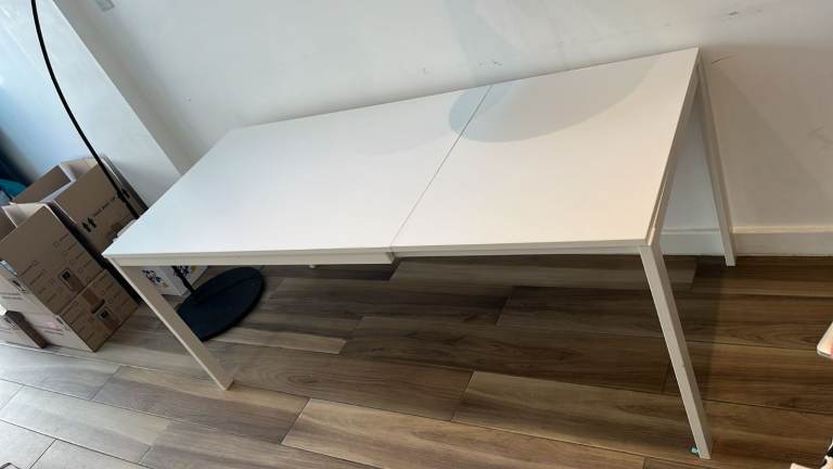 IKEA VANGSTA Extendable Dining Table, White