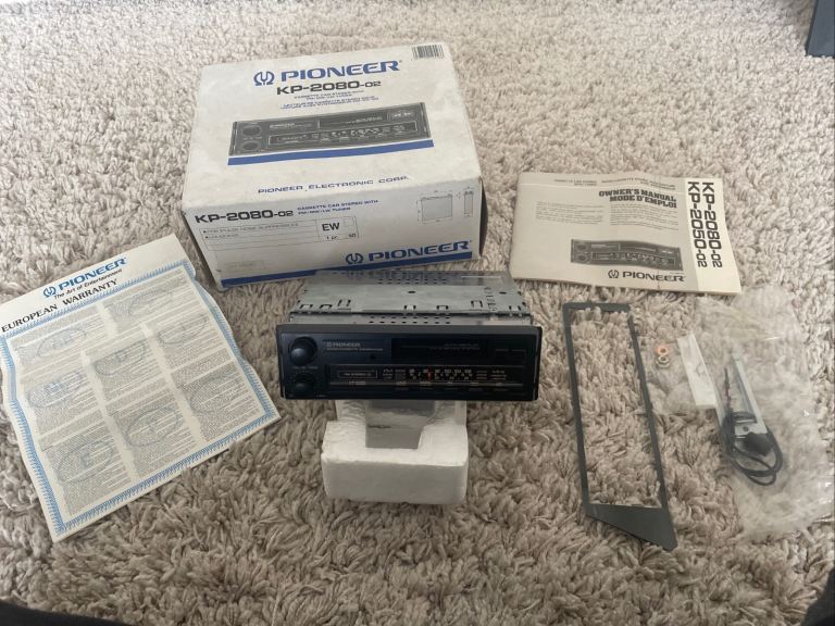 Retro Pioneer KP-2080-02 Car Cassette Tape Deck