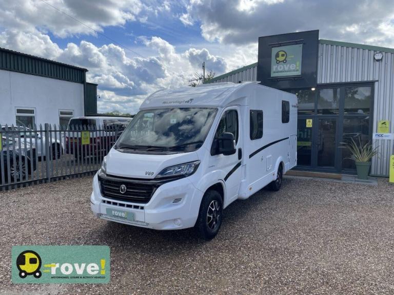 Sunlight V69 3 Berth 4 Belt End Bedroom Motorhome Automatic 3500kg