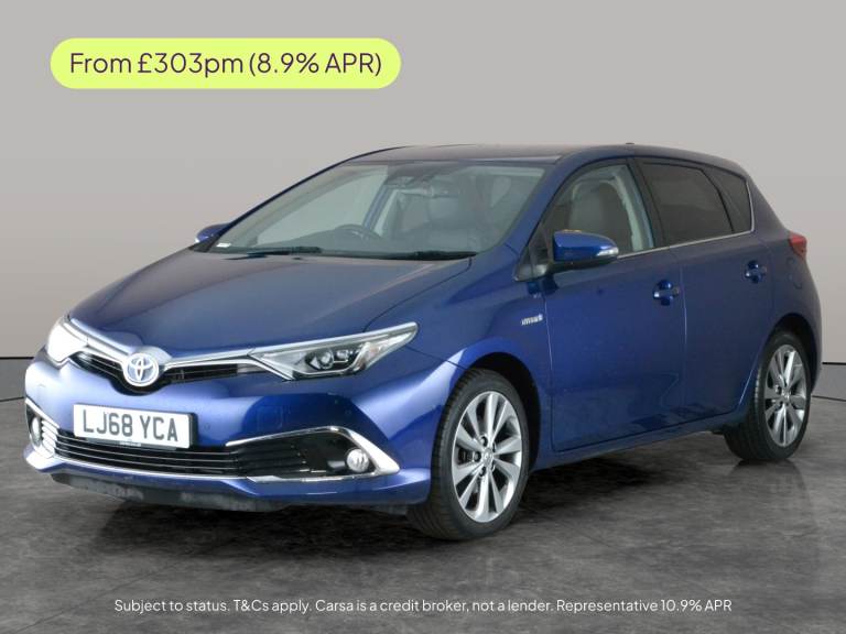 2018 Toyota Auris 1.8 Hybrid Excel TSS 5dr CVT [Leather] HATCHBACK PETROL/ELECTRIC Automatic