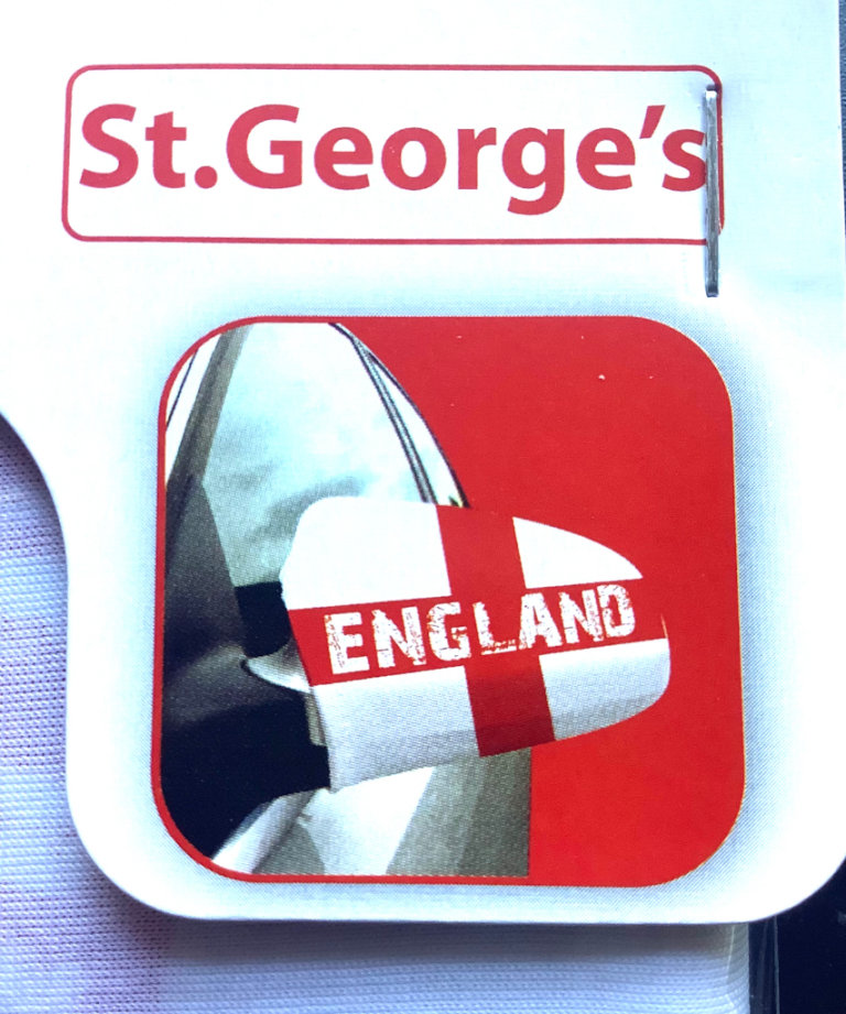 England Car Wing Mirror Covers St George Cross Brand New In Bag