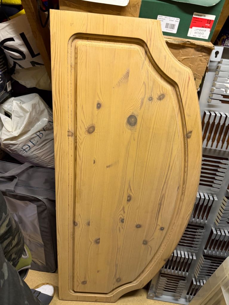 Wooden headboard 