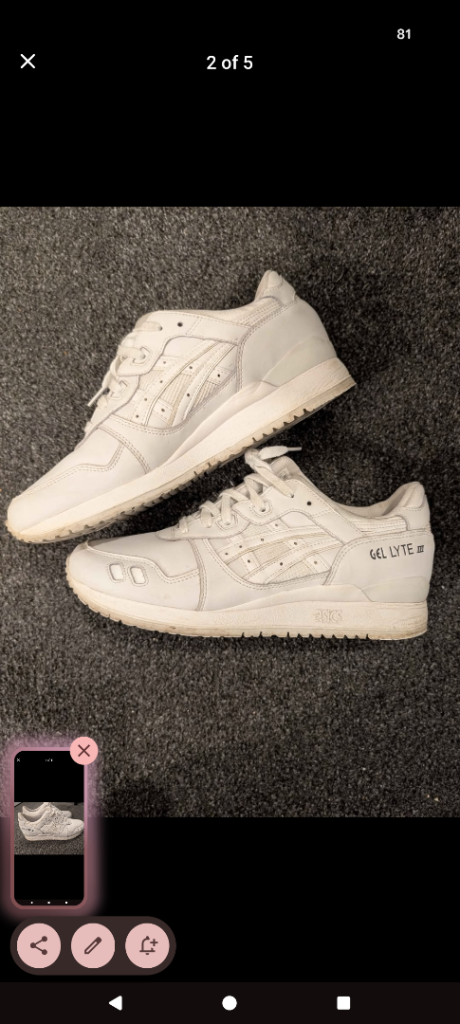 Asics gel lyte 4 size 9 