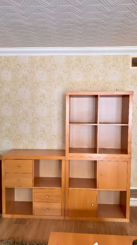 Modular Storage Shelving Units (Beech)