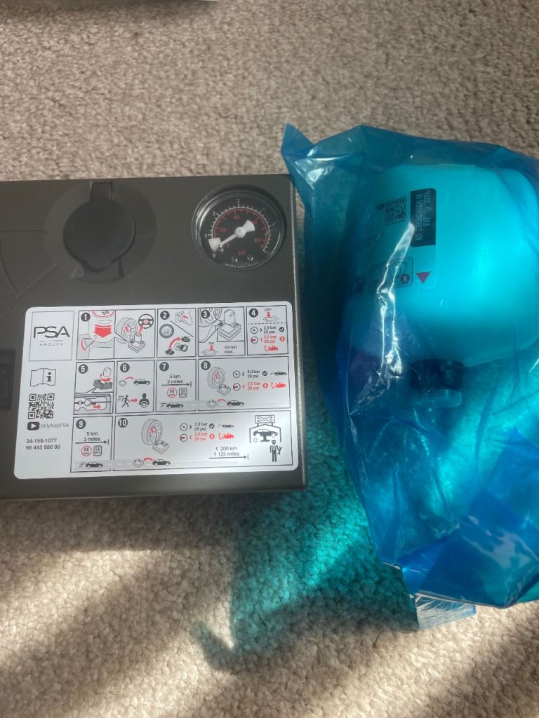 PSA inflator pump with gel brand-new