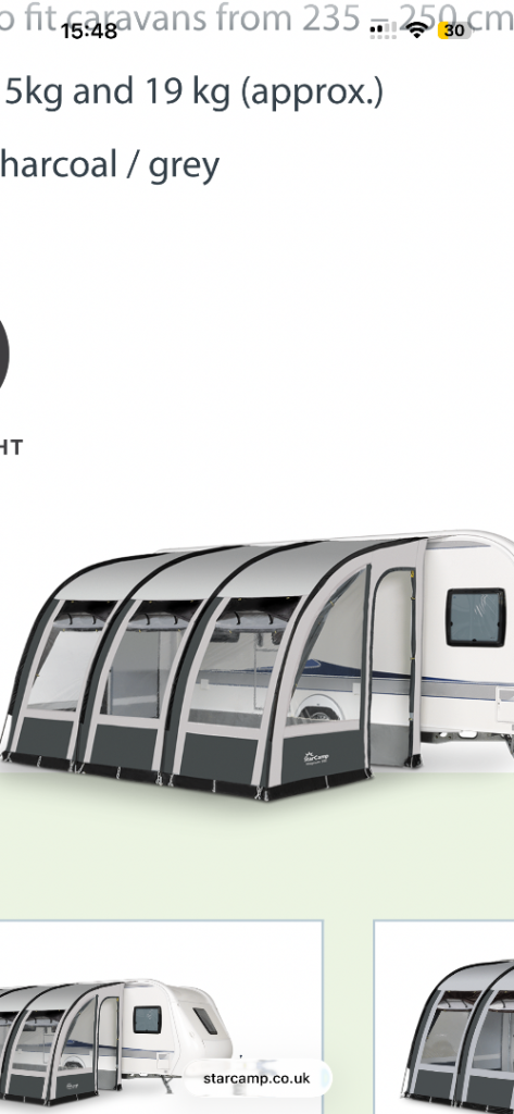 Starcamp Magnum 390 Awning (pole)