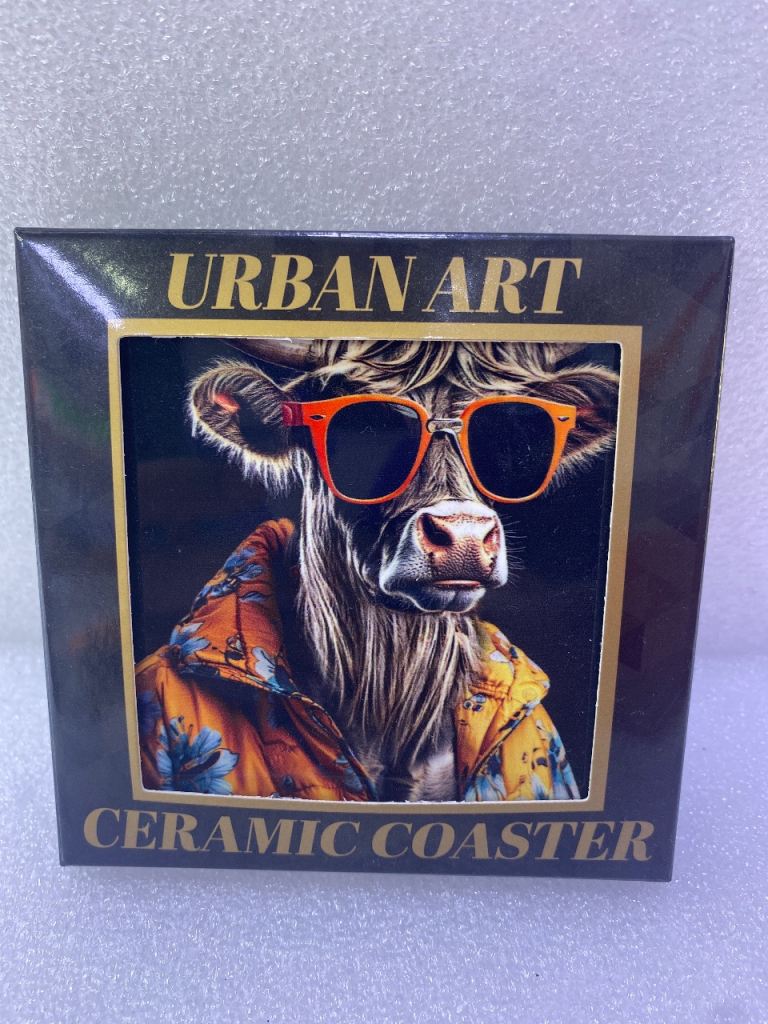 Urban Art Ceramic Coaster