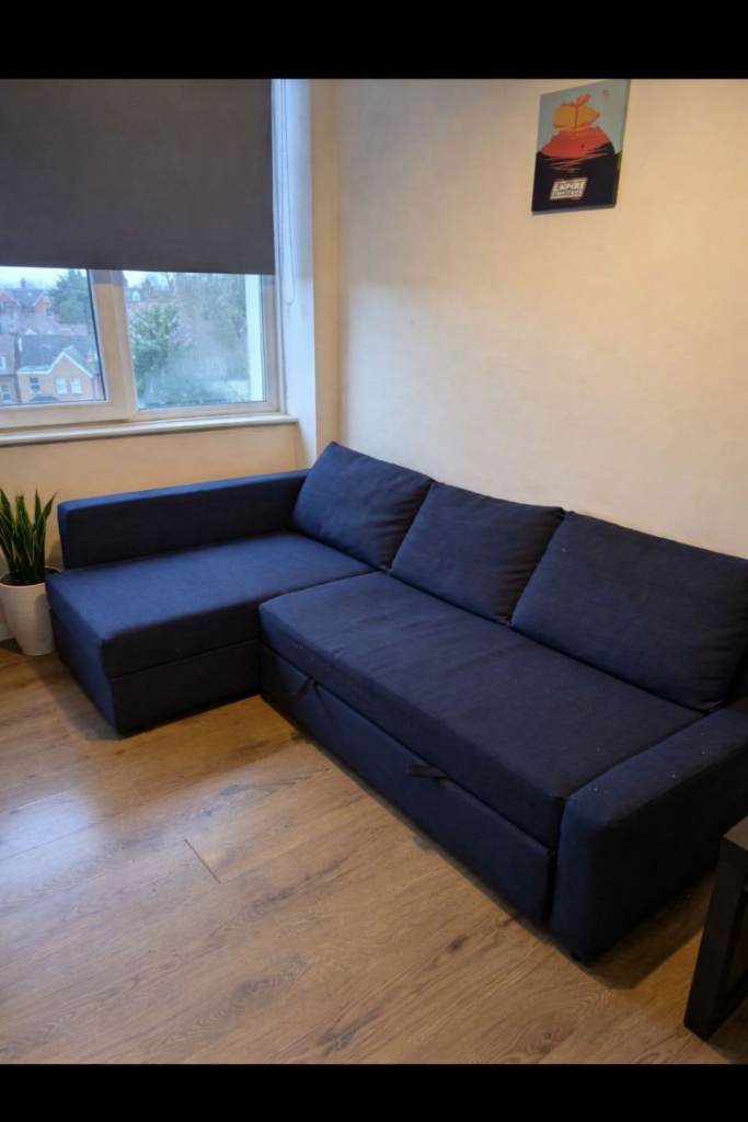 Ikea friheten sofa bed with storage.