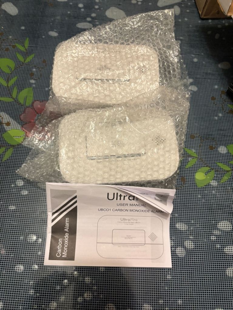 2x UltraFire Carbon Monoxide Alarm UBC01 – Used