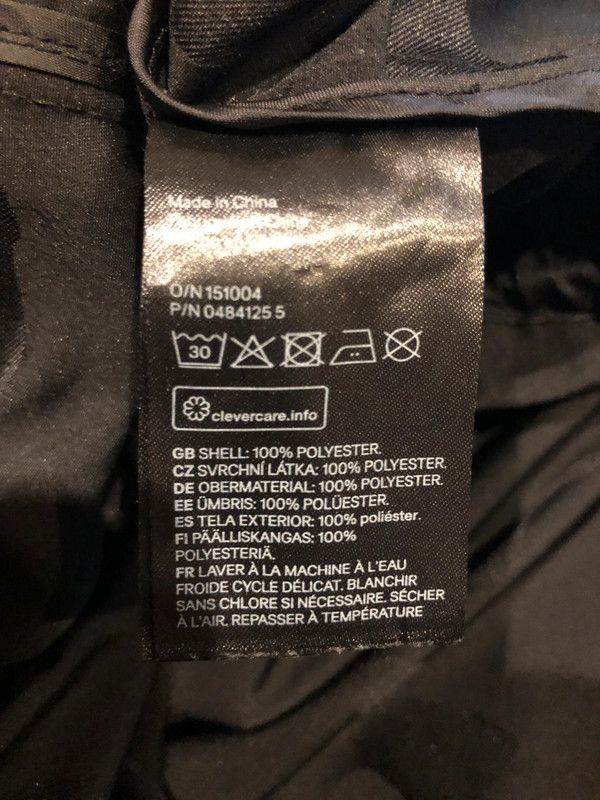 H&M lightweight, black, hooded jacket EUR XS/ 6