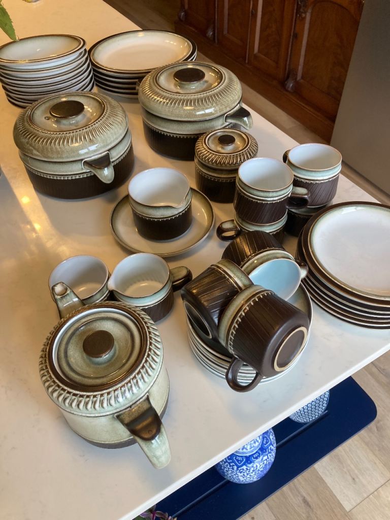 Retro Denby Ronda dinner service