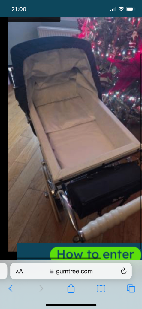 Silver cross dolls pram