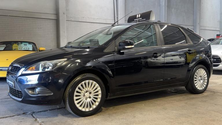 FORD FOCUS 1.6 Titanium Black 5dr GREAT VALUE+LOW MILES+BLUETOOTH 2008